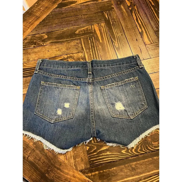 Ray Bone Women's 25 Denim Blue Jean Shorts Summer Distressed Costal Cowgirl Core - Picture 3 of 10